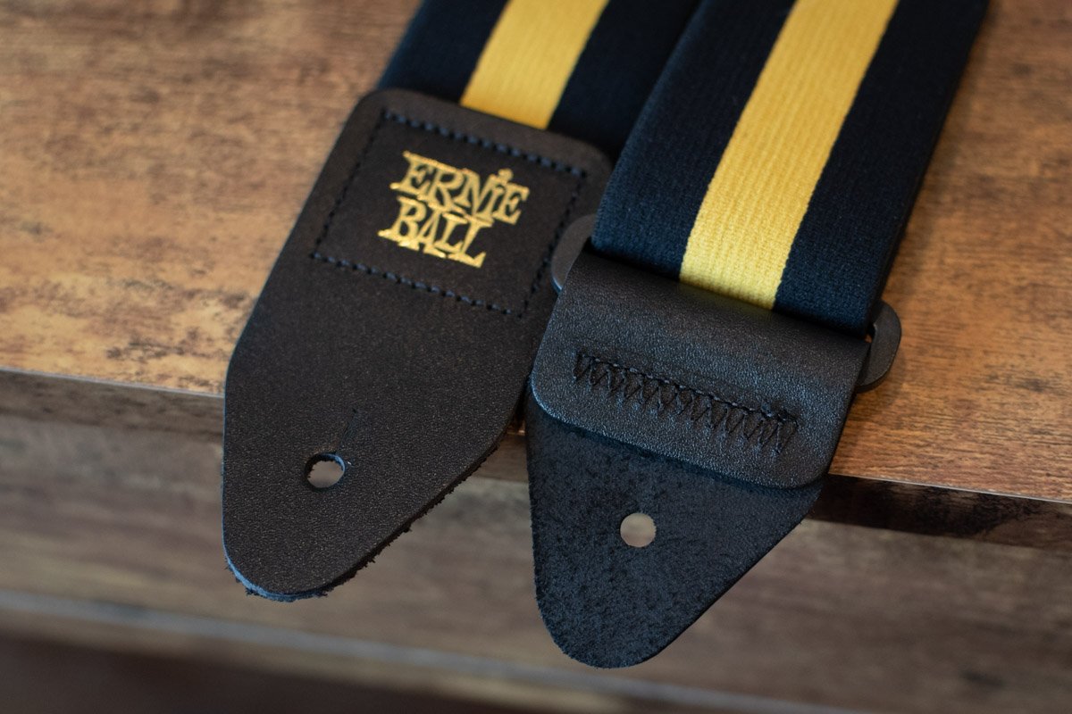 Ernie Ball P05328 Stretch Comfort Racer Yellow Guitar Strap