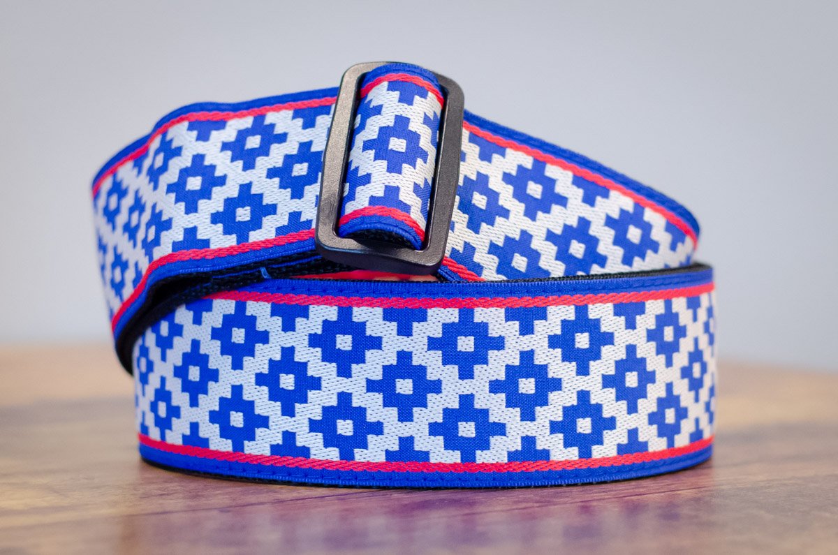 Ernie Ball P05336 Blue Crux Jacquard Guitar Strap