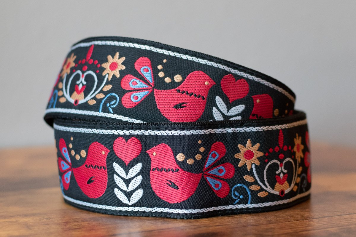 Ernie Ball Redbird Rising Jacquard Strap