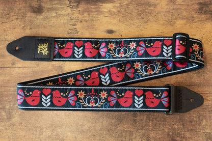 Ernie Ball Redbird Rising Jacquard Strap