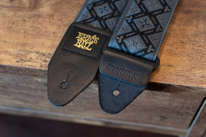 Ernie Ball Regal Black Jacquard Guitar Strap