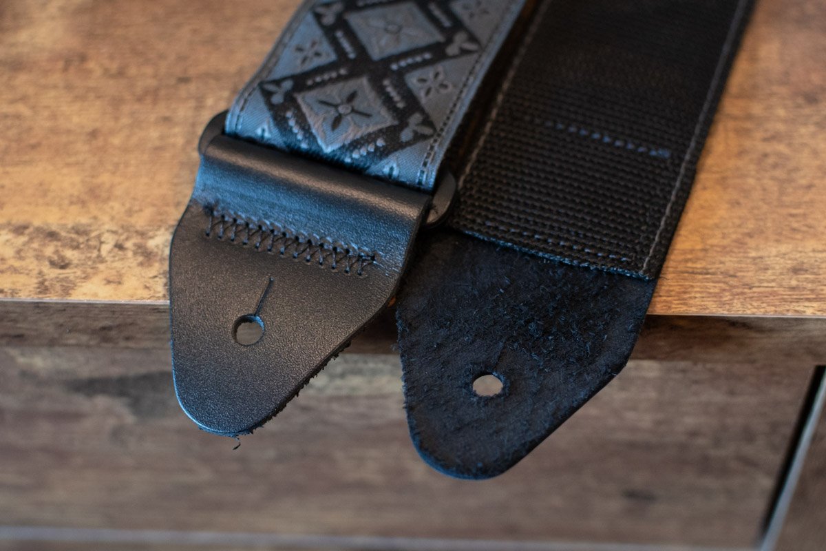 new ERNIE BALL REGAL BLACK JACQUARD GUITAR STRAP haggertys 6