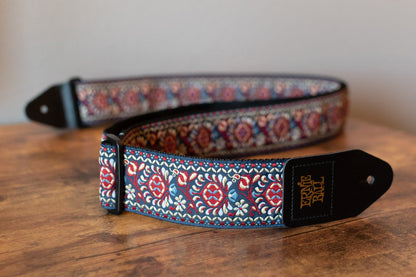 new ERNIE BALL ROYAL BLOOM JACQUARD GUITAR STRAP haggertys 3