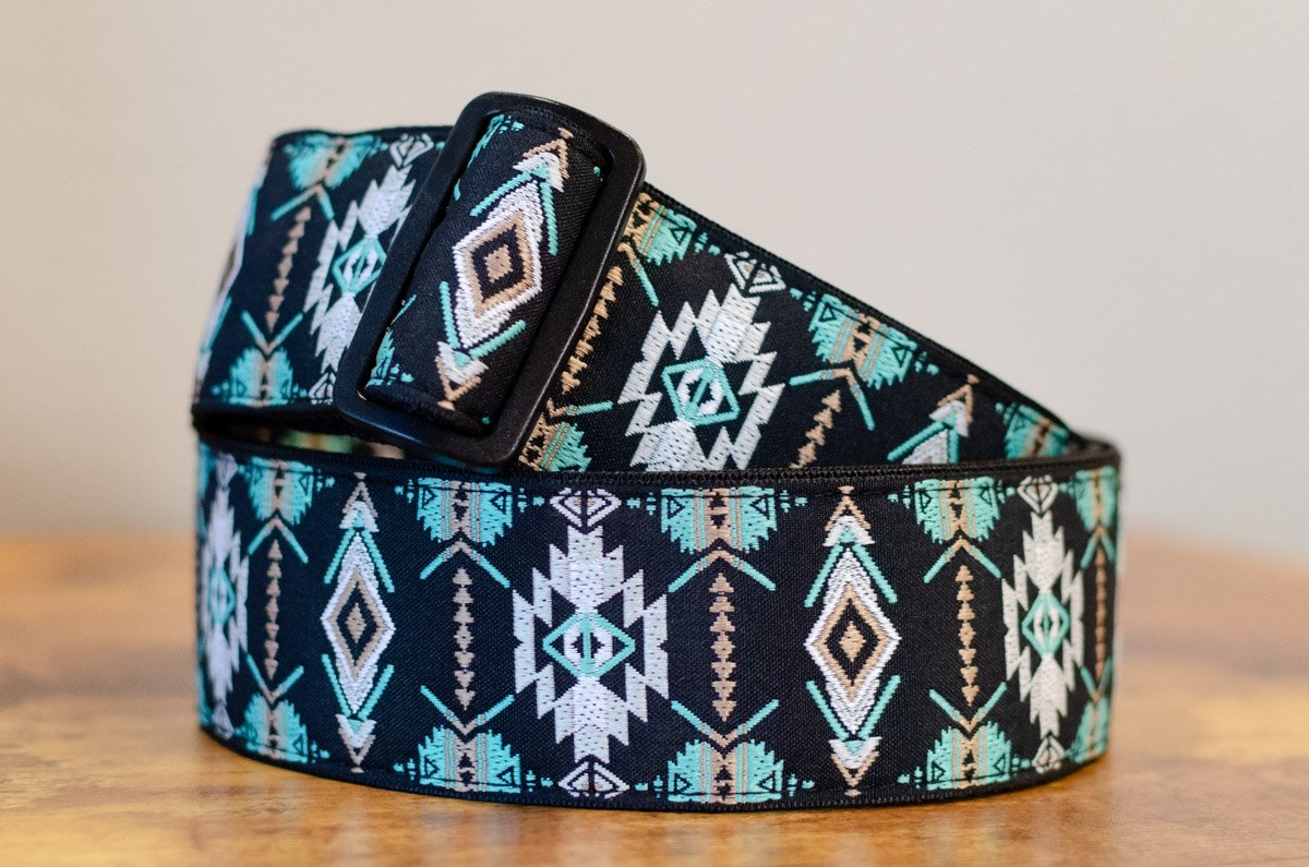 Ernie Ball Southwestern Turquoise Guitar Strap