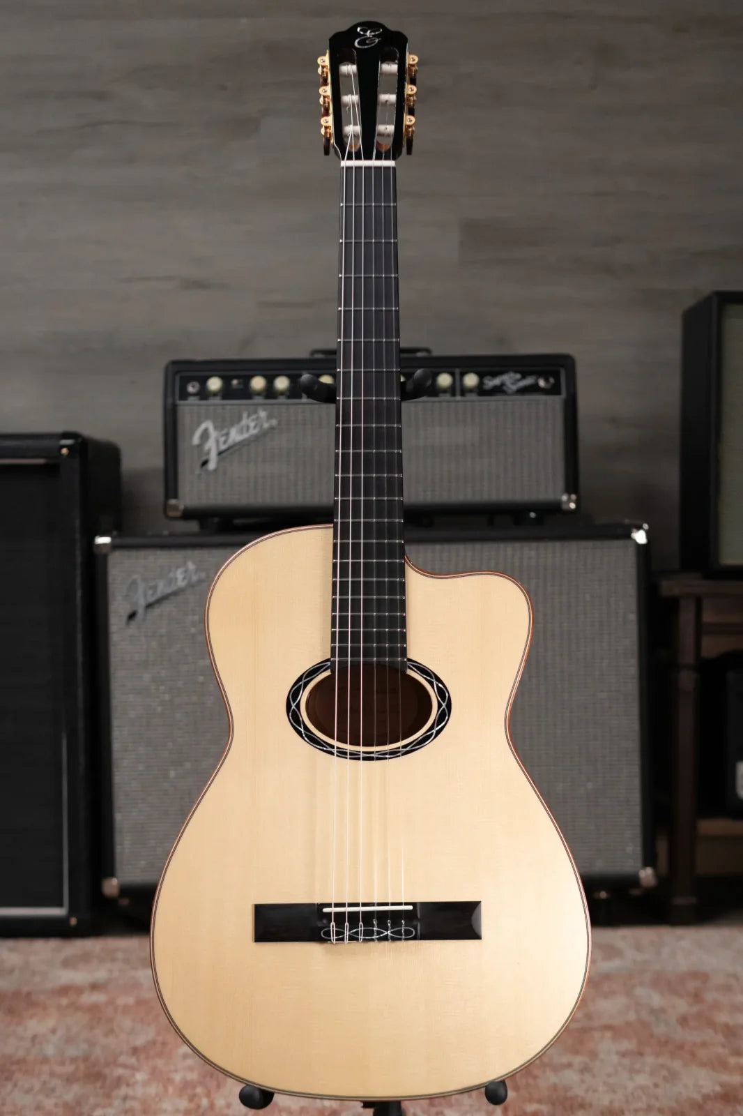 Eastman Cabaret-JB John Buscarino Classical Guitar with Hardshell Case