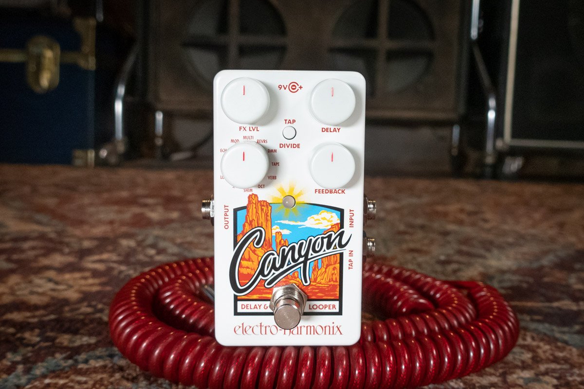 new Electro Harmonix Canyon Delay and Looper Guitar Pedal haggertys 2
