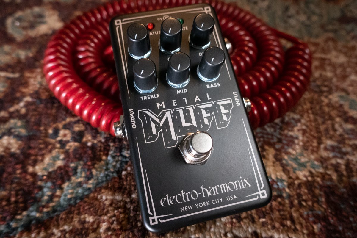 (RENTAL)Electro-Harmonix Nano Metal Muff Distortion Guitar Pedal With Gate