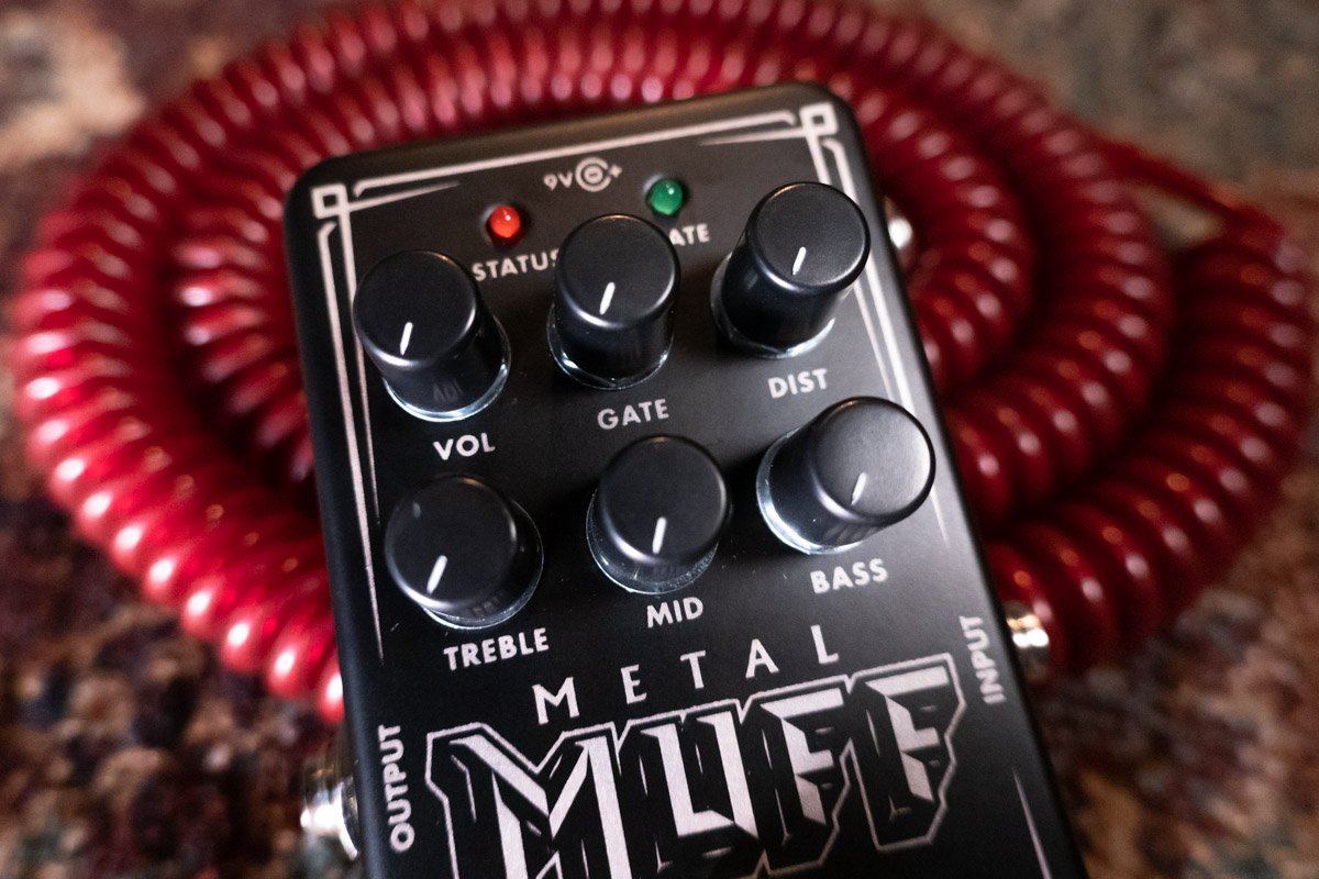 new Electro Harmonix Nano Metal Muff Distortion Pedal With Gate haggertys 3