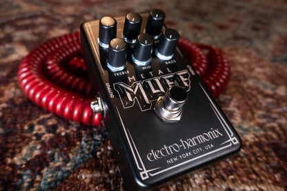 new Electro Harmonix Nano Metal Muff Distortion Pedal With Gate haggertys 7
