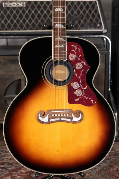 (RTO) - Epiphone J-200 (All Solid Wood; Fishman Sonitone) -  Aged Vintage Sunburst Gloss