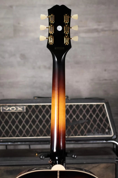 (RTO) - Epiphone J-200 (All Solid Wood; Fishman Sonitone) -  Aged Vintage Sunburst Gloss