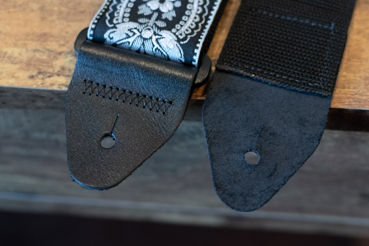 new Ernie Ball Jacquard Strap Silver Orleans haggertys 6