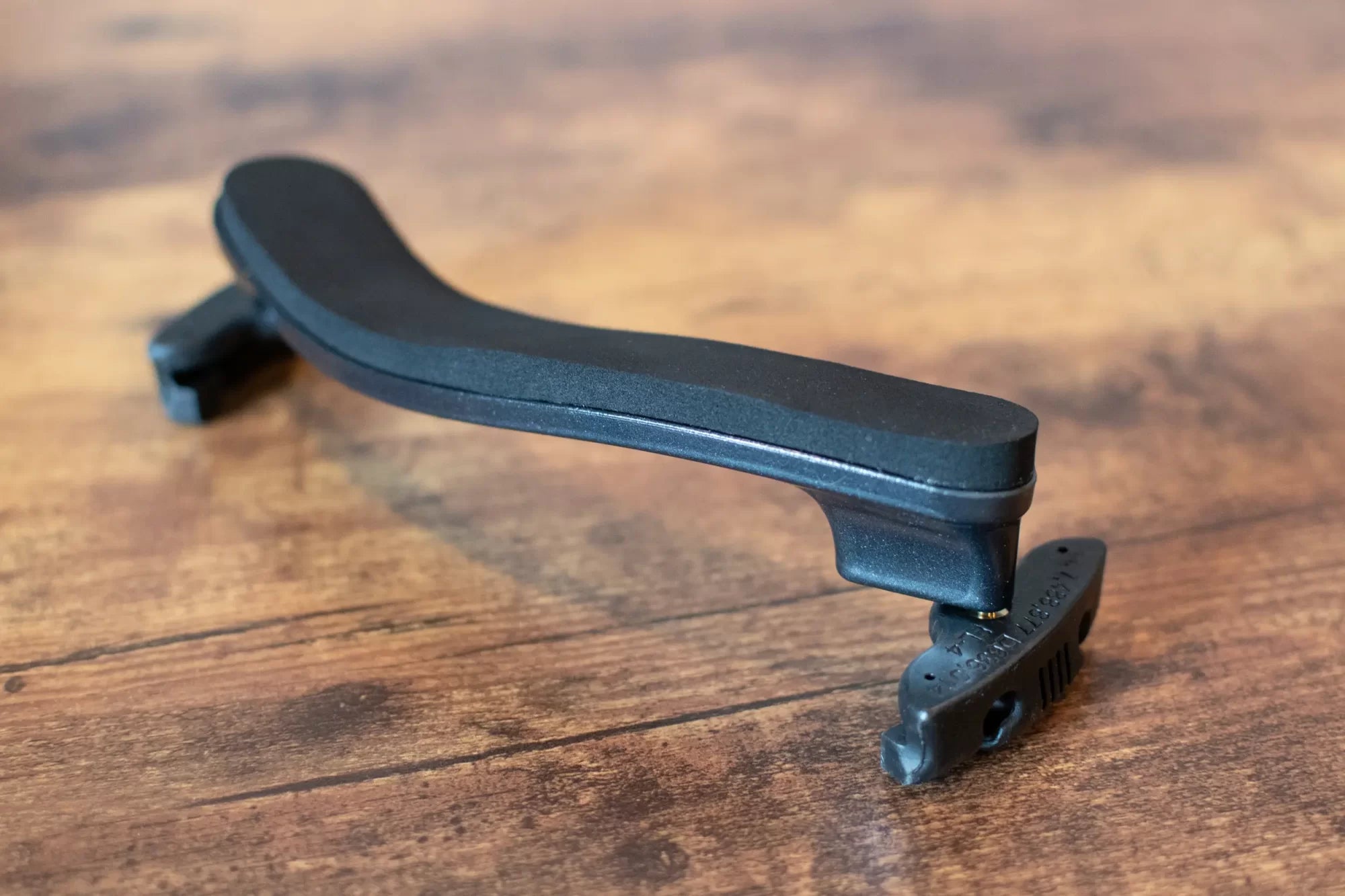Everest Violin/Viola Shoulder Rest, Black - 3/4-4/4