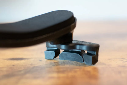 Everest Violin/Viola Shoulder Rest, Black - 3/4-4/4