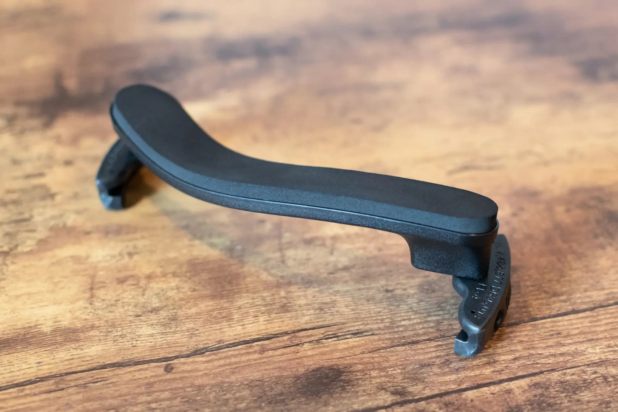 Everest Violin/Viola Shoulder Rest, Matte Black - 1/10-1/4