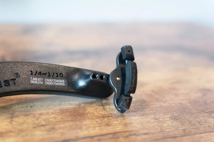 Everest Violin/Viola Shoulder Rest, Matte Black - 1/10-1/4
