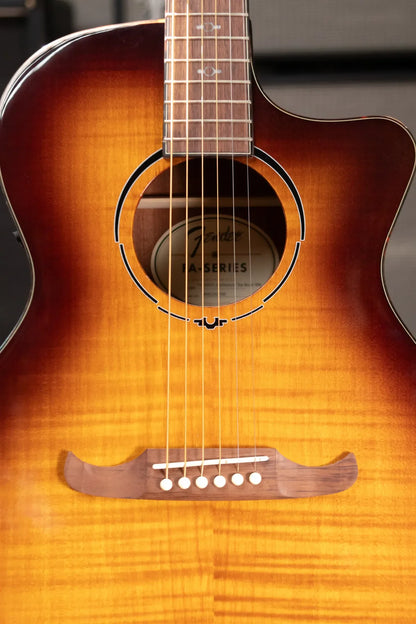 Fender FA-345CE Auditorium Acoustic/Electric Guitar - 3-Color Tea Burst