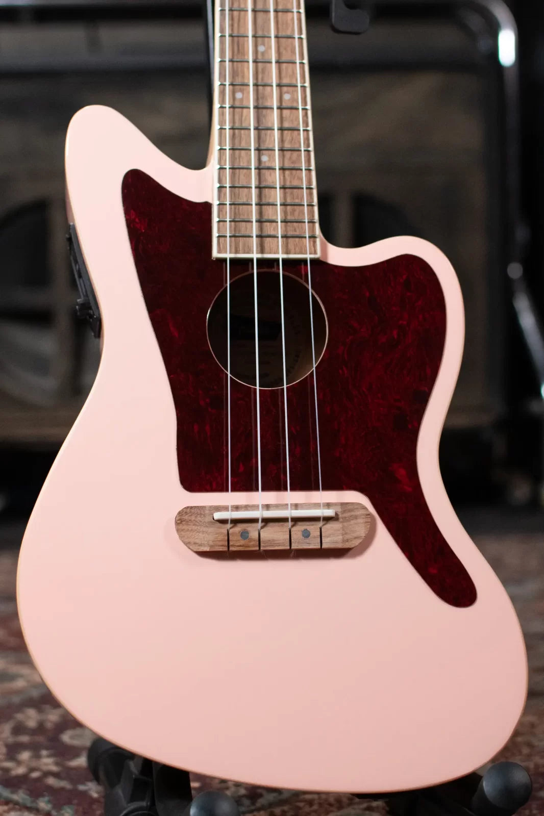 Fender Fullerton Jazzmaster Ukulele, Shell Pink