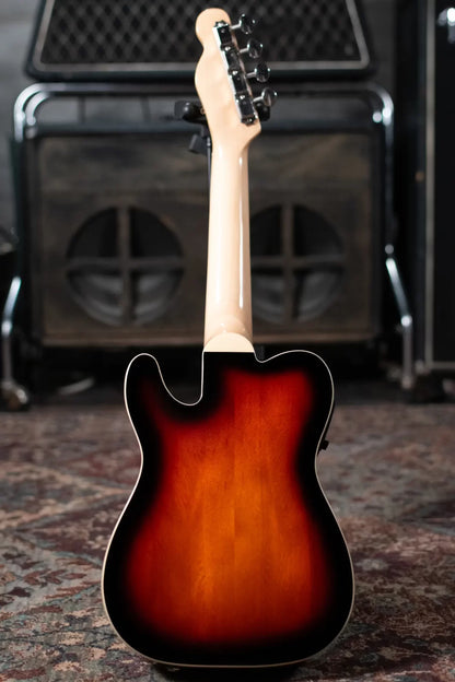Fender Fullerton Tele Ukulele, White Pickguard - 2-Color Sunburst