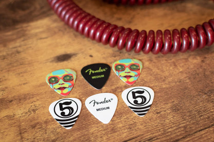 Fender John 5 351 Celluloid Picks, Pack of 6