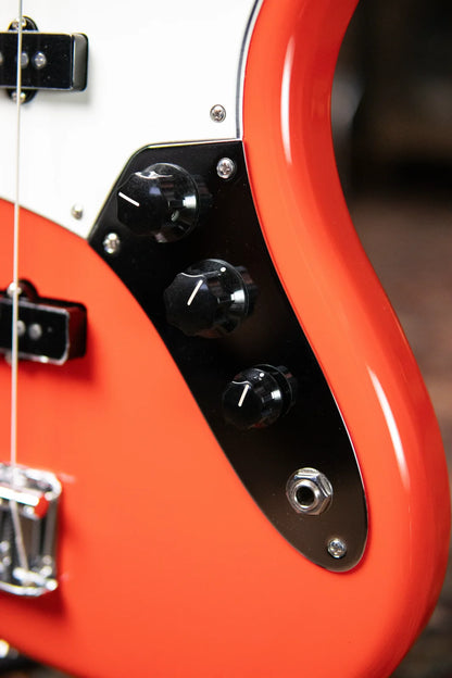 Fender Player II Jazz Bass Maple Fingerboard - Coral Red