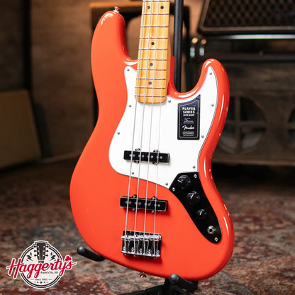 Fender Player II Jazz Bass Maple Fingerboard - Coral Red