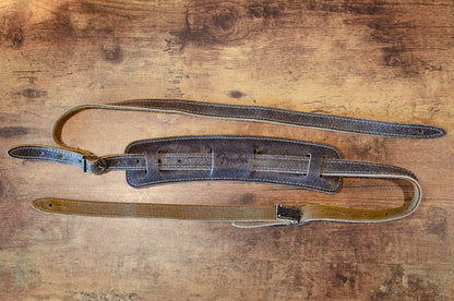 new Fender Vintage Style Distressed Leather Strap haggertys 9
