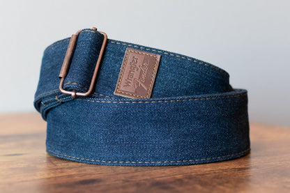 Fender X Wrangler Denim Strap, Dark Indigo - Floor Model