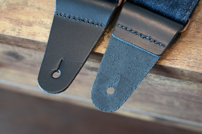Fender X Wrangler Denim Strap, Dark Indigo - Floor Model