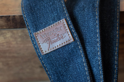 Fender X Wrangler Denim Strap, Dark Indigo - Floor Model