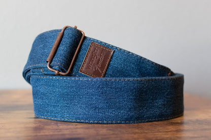 new Fender X Wrangler Denim Strap Indigo haggertys 2