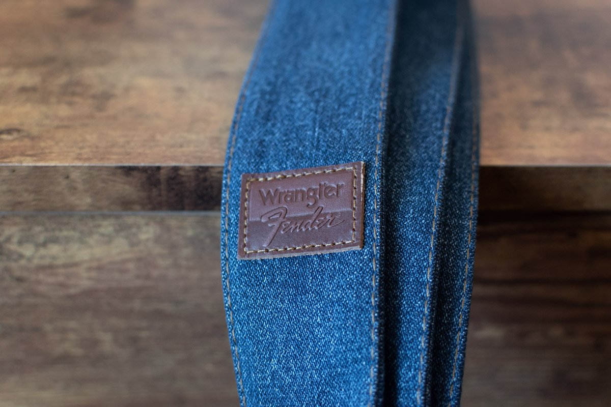 Fender X Wrangler Denim Strap, Indigo - Floor Model