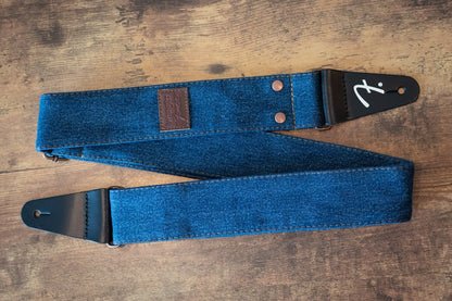 new Fender X Wrangler Denim Strap Indigo haggertys 8
