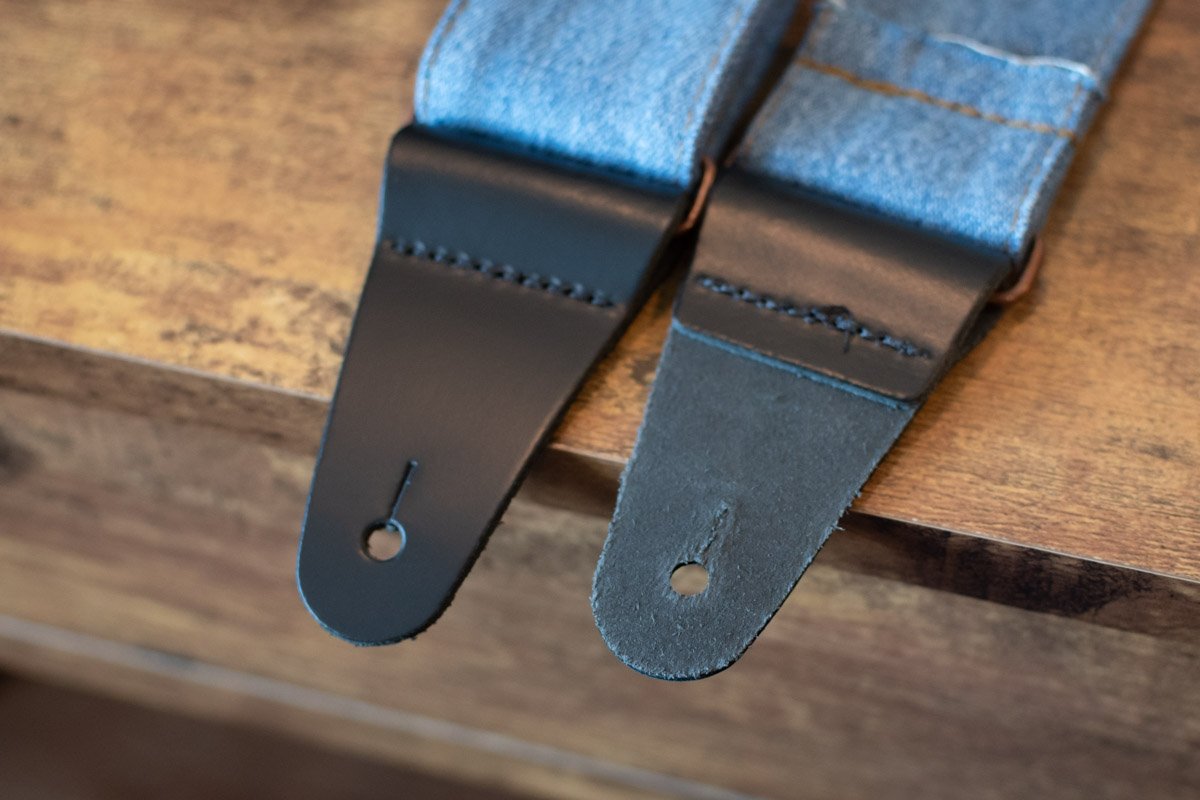 Fender X Wrangler Denim Strap, Light Indigo - Floor Model