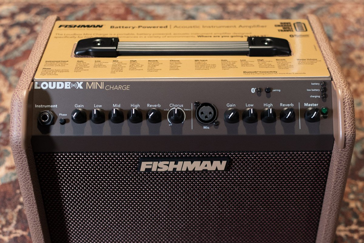 new Fishman Loudbox Mini Charge Acoustic Amplifier haggertys 3