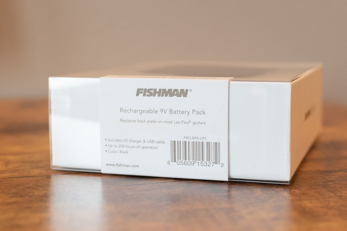 Fishman Rechargeable Battery Pack for Les Paul - PRO-BPK-LP1