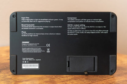 Fishman ToneDEQ AFX Preamp/EQ/DI with Dual Effects