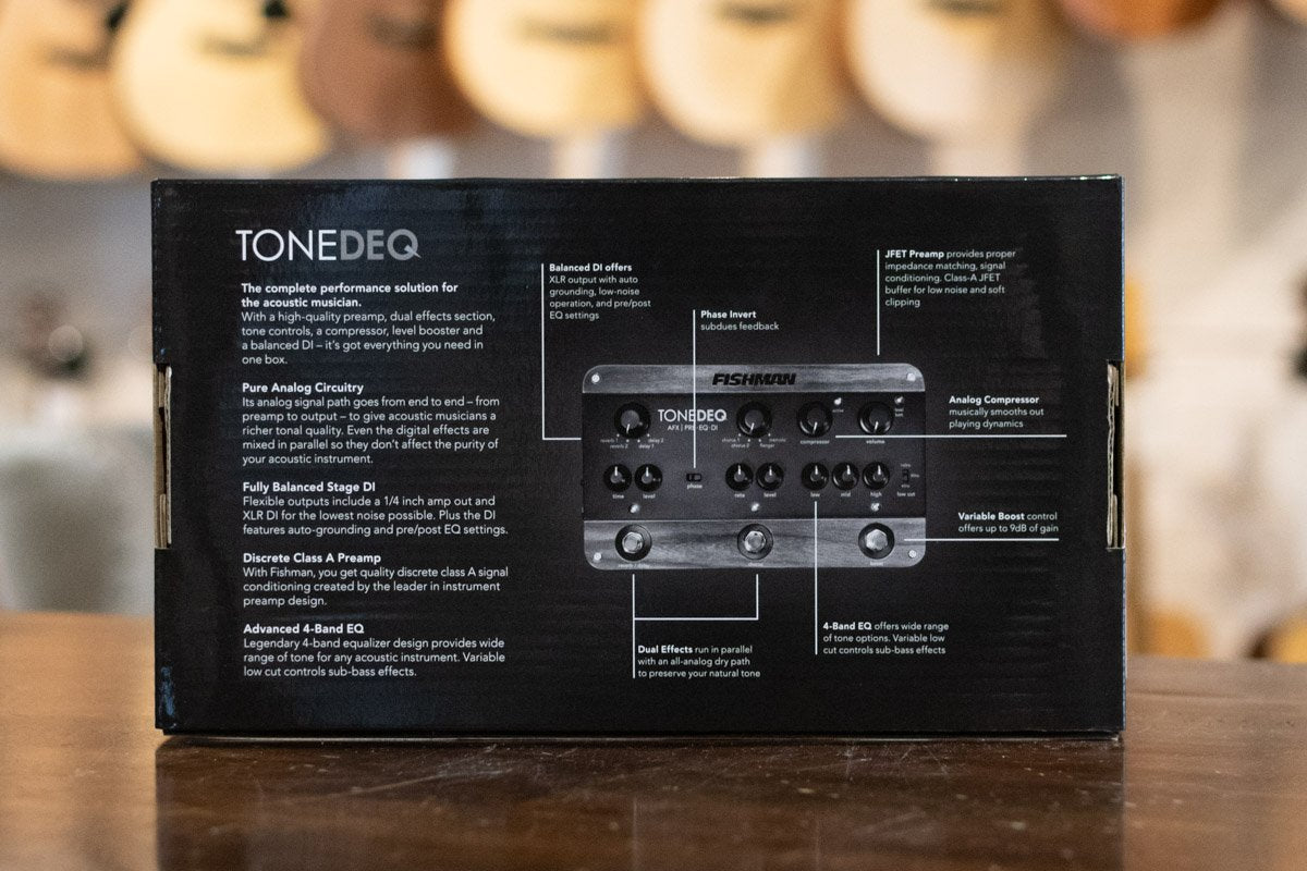 Fishman ToneDEQ AFX Preamp/EQ/DI with Dual Effects
