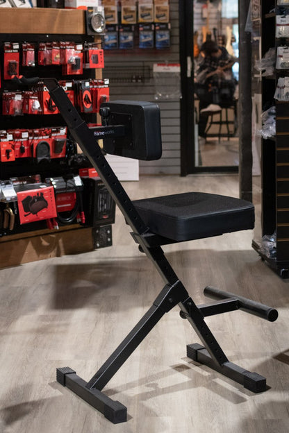 Gator Frameworks GFW-GTR-SEATDLX Deluxe Guitar Seat with Single Hanging Guitar Stand