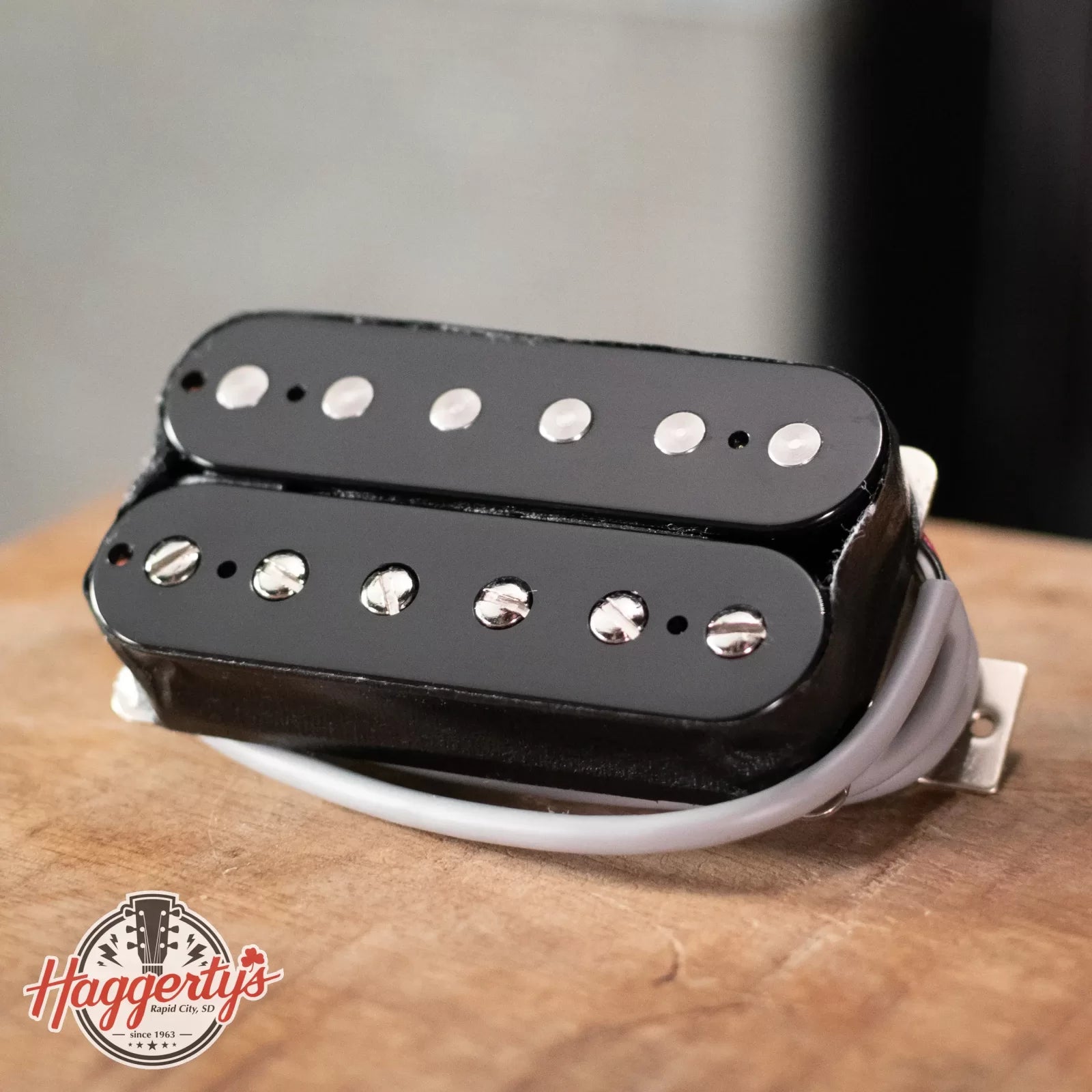 Gibson 498T "Hot Alnico" Pickup - Treble, Double Black, 4-conductor, Potted, Alnico V