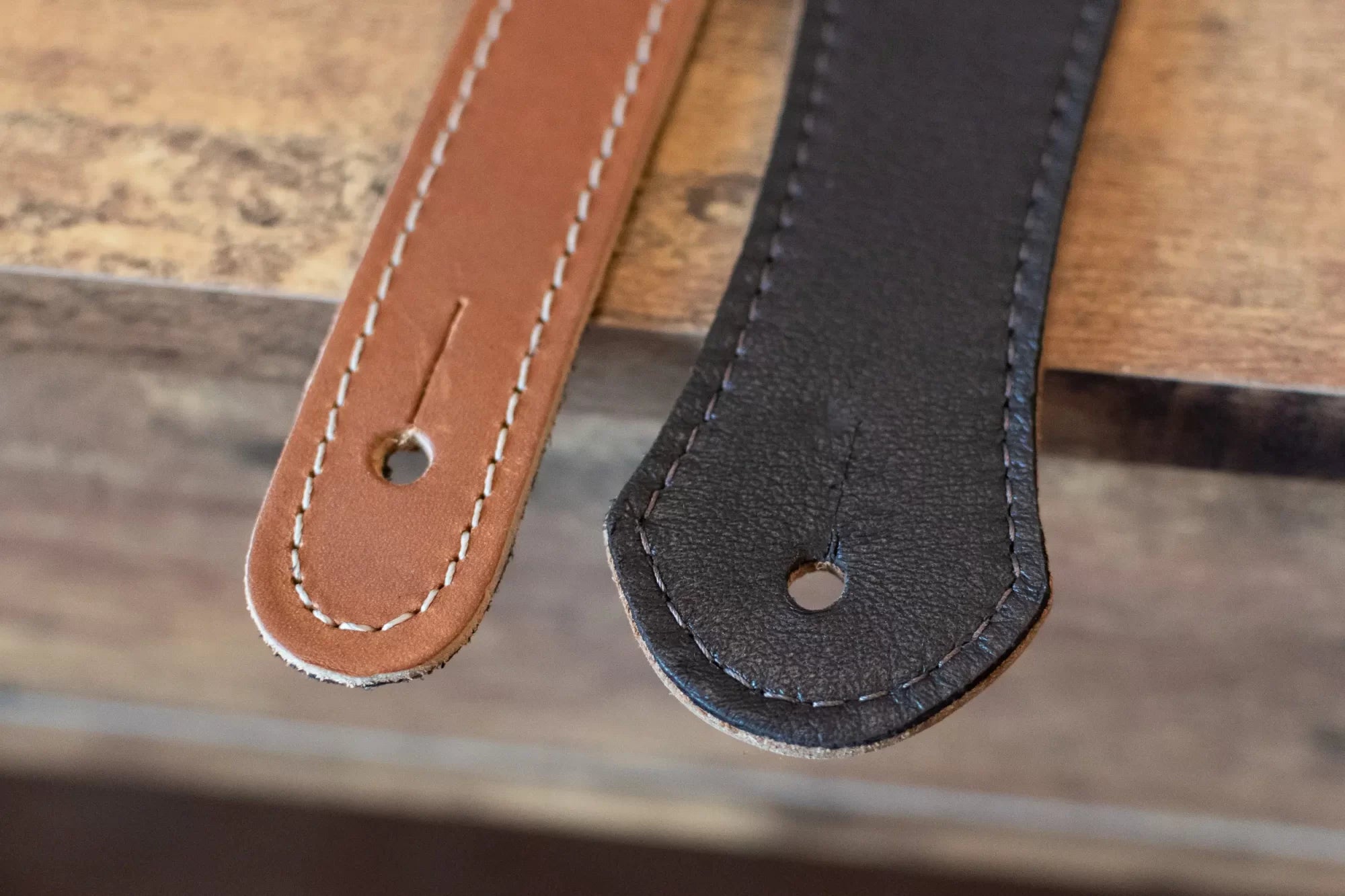 new Gibson Classic Leather Guitar Strap Brown haggertys 5
