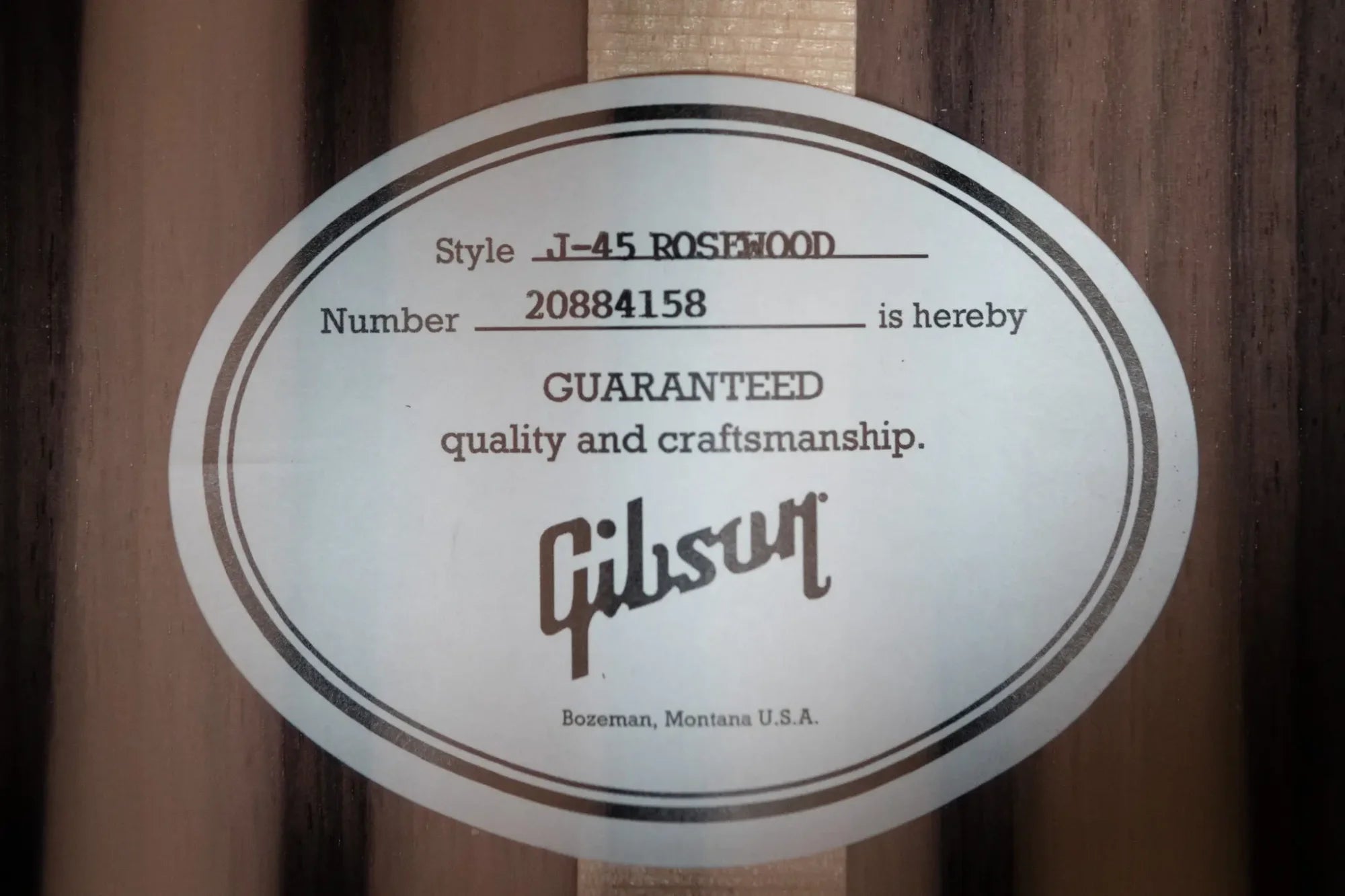 Gibson J-45 Standard Rosewood Acoustic/Electric Guitar - Rosewood Burst with Hardshell Case
