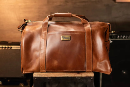 Gibson Lifton Leather Duffle Bag - Brown