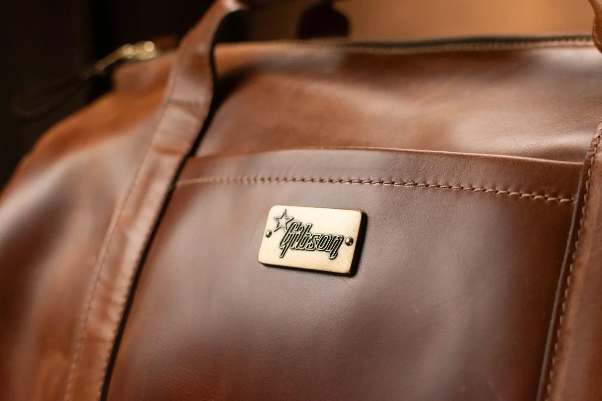 Gibson Lifton Leather Duffle Bag - Brown