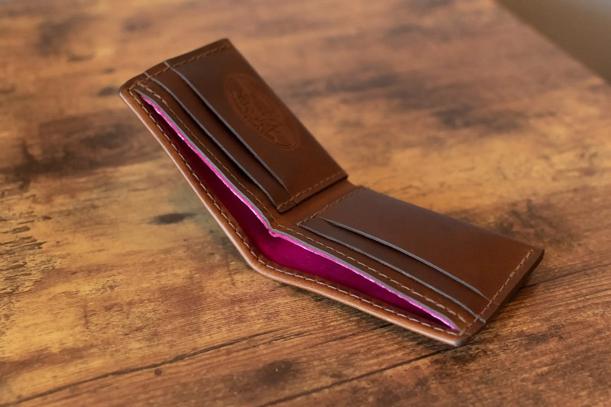 new Gibson Lifton Leather Wallet Brown haggertys 4