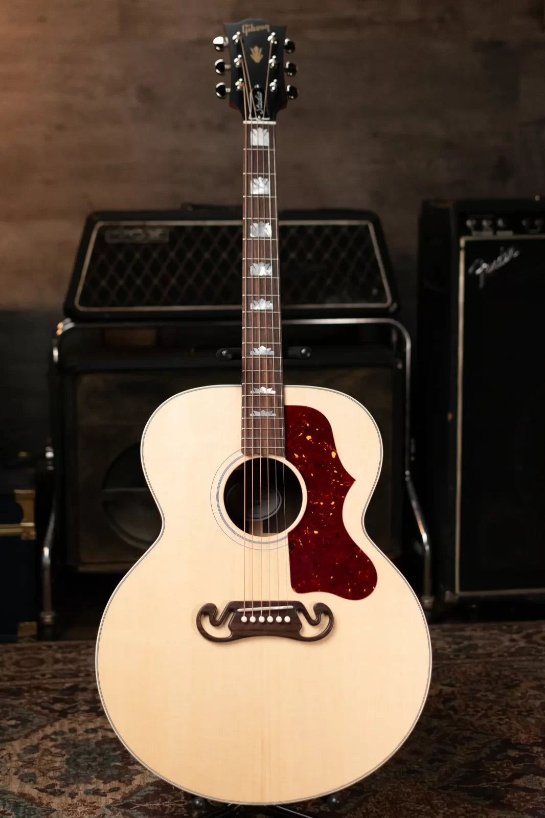 Gibson SJ-200 Studio Rosewood - Satin Natural with Hardshell Case - Floor Model