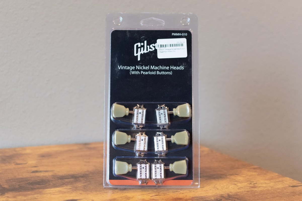 Gibson Vintage Nickel Machine Heads with Pearloid Buttons