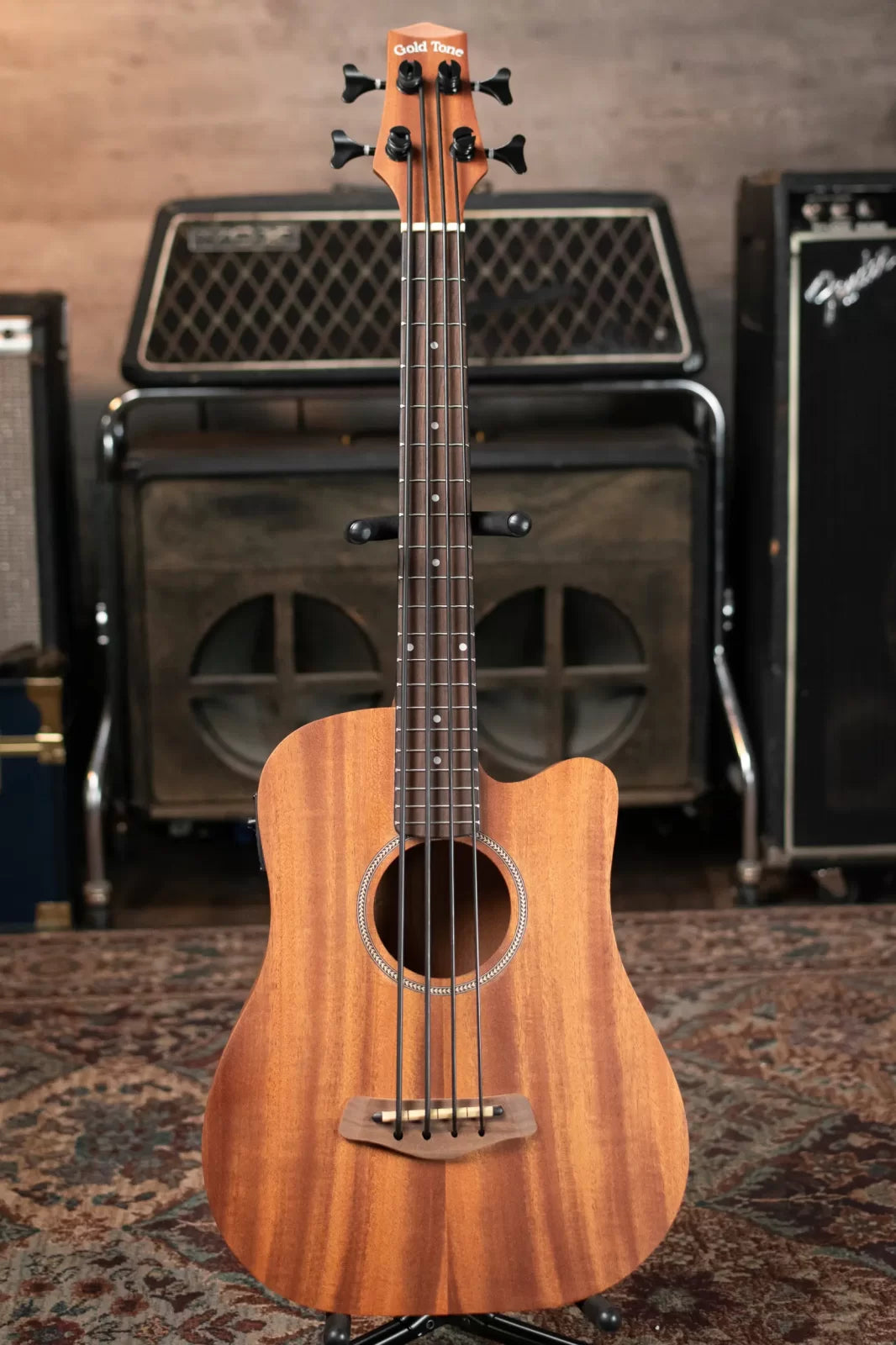 Gold Tone M-Bass 23' Scale Acoustic-Electric MicroBass with Gig Bag