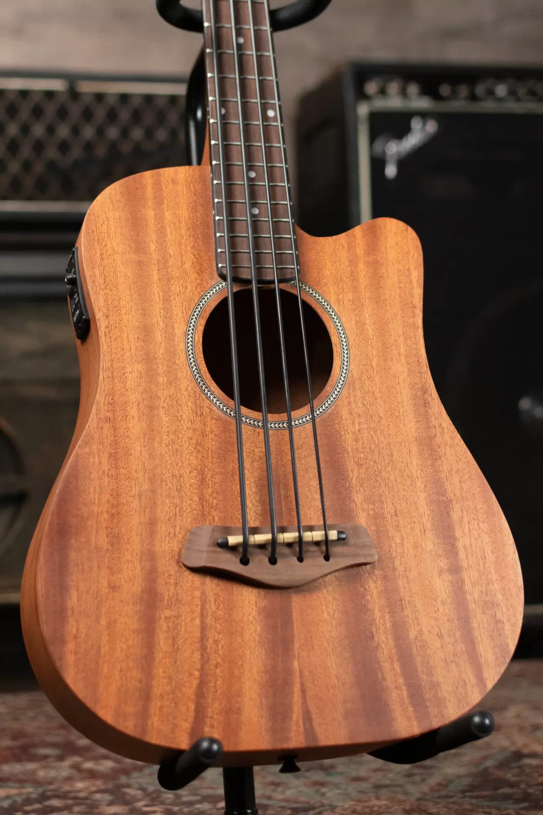 Gold Tone M-Bass 23' Scale Acoustic-Electric MicroBass with Gig Bag