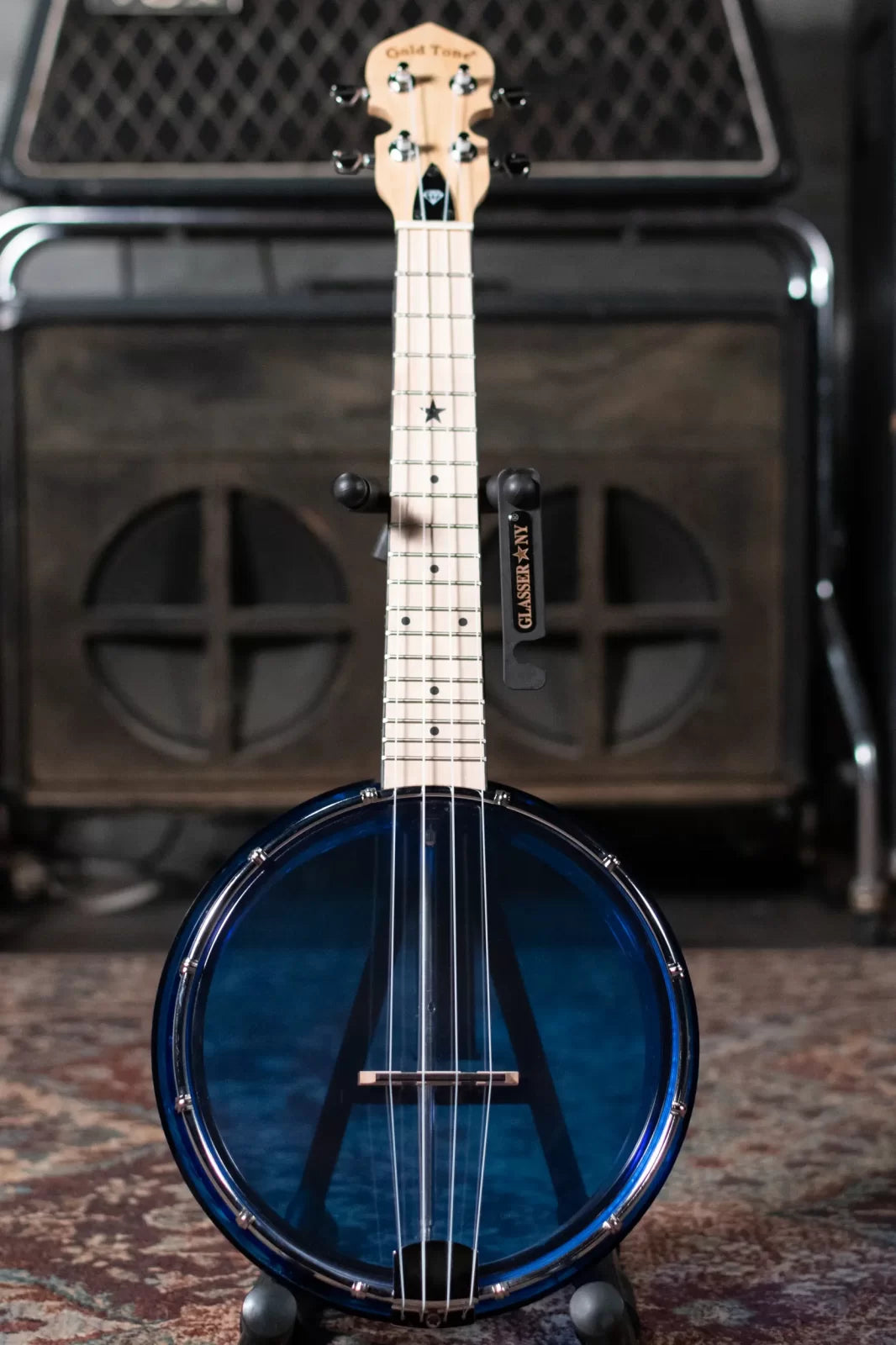 Goldtone LG-S Little Gem Banjolele, Sapphire